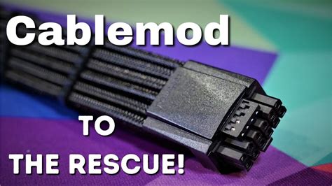 Cablemod E Series Pro Modmesh Sleeved Vhpwr Pci E Cable Overview