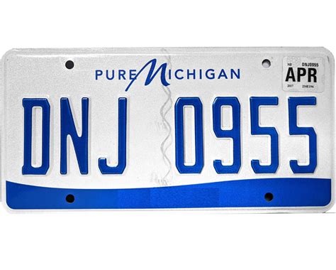 Michigan License Plate Wrap Kit Platewraps