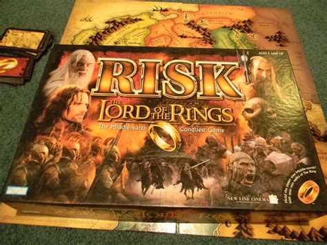 Risk Lord Of The Rings Middle Earth Conquest Game 2002 Parker Brothers Complete 1904144730