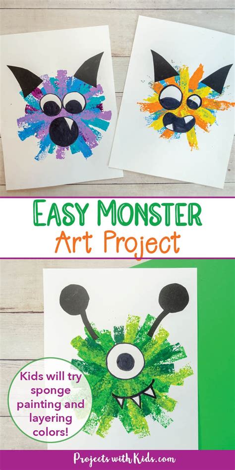 Monster Art Projects For Kids