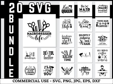 Hairdresser Svg Bundle Hairstylist Svg Hairdresser Svg Hairdresser