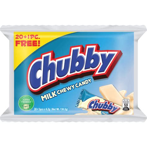 Chubby Milk Chewy Candy 110g X 20s Candies Walter Mart