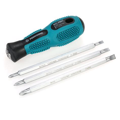 Penggong Screwdriver Set With Two Way Screwdrivers Set Phillips Work Tools Slotted Phillips Work