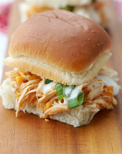 Instant Pot Buffalo Chicken Sliders