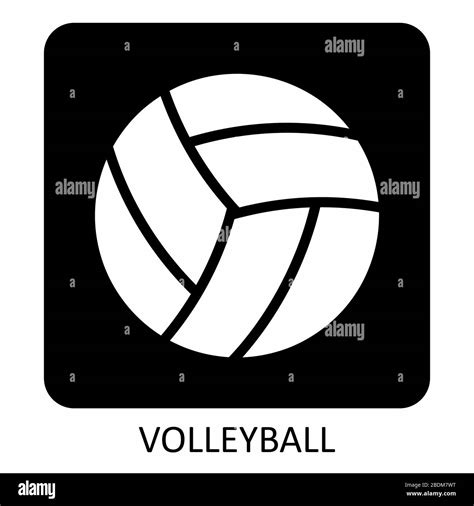 Volleyball Icon Illustration Stock Vector Image And Art Alamy