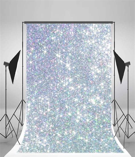 Hellodecor 5x7ft Photography Backdrop Bokeh Halos Glitter Sequins