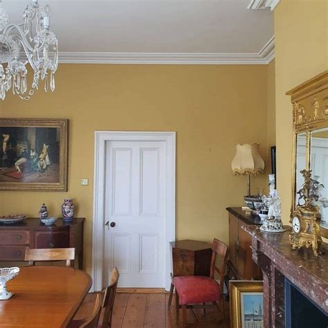 Farrow And Ball India Yellow Interiors By Color In 2024 Living Room