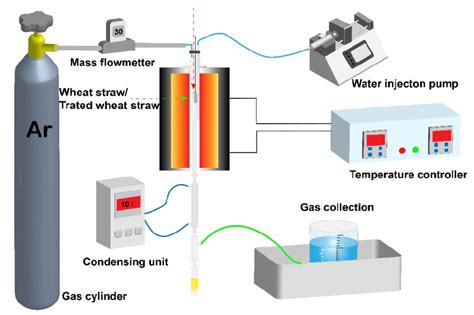 Schematic Diagram Of Steam Gasification Of Raw Ws And Download Scientific Diagram