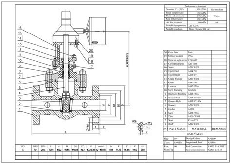 ASTM A216 WCB Gate Valve 10 Inch 1500 LB API 600 RTJ Dervos