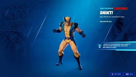 Fortnite Battle Pass Exclusive Skin Wolverine Is Now Available Here