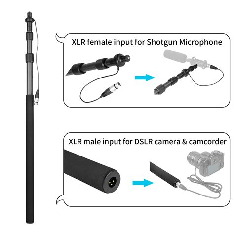 Shotgun Microphone Boom Pole