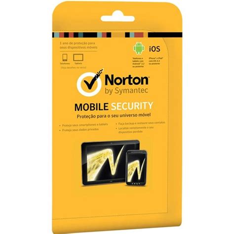 🏷️【tudo Sobre】→ Symantec Norton Mobile Security 30 1 Usuario Card