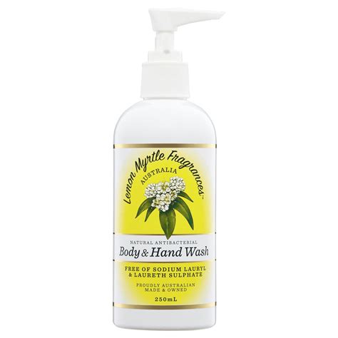 Lemon Myrtle Natural Body And Hand Wash 250ml Australias Own®