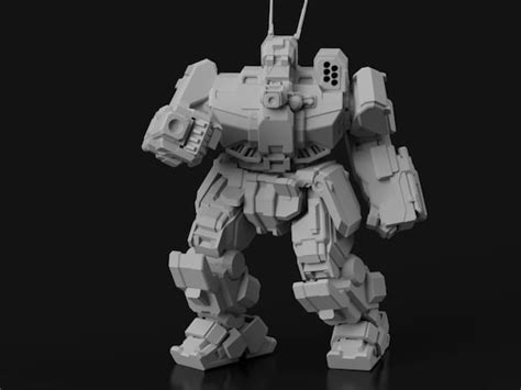 WVR-6M Wolverine Mech for Battletech 4-8K Printed With Hex - Etsy