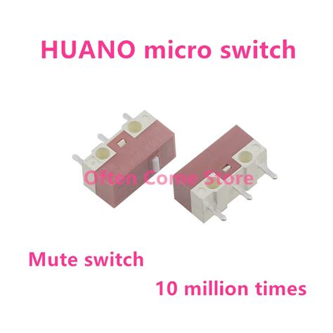 Huano Micro Interruptor Para Mouse De Computador Interruptor Mudo