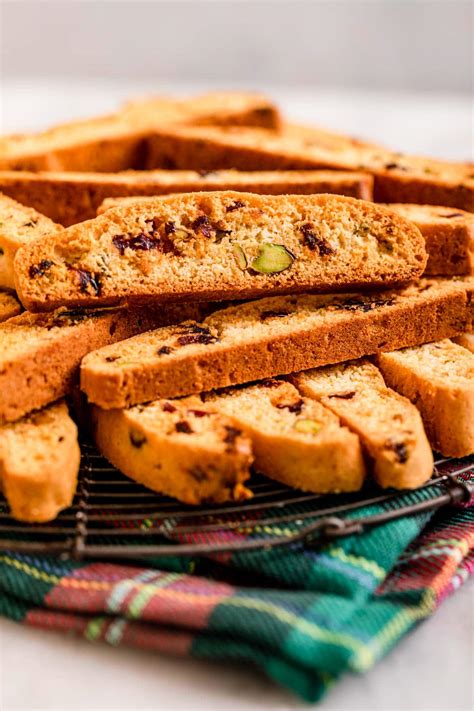 Christmas Pistachio Cranberry Biscotti Recipe Dinner Then Dessert