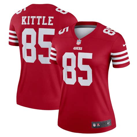 Women's San Francisco 49ers George Kittle Nike Scarlet Legend Jersey