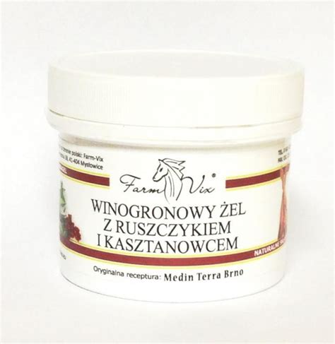 Farm vix Winogronowy żel z ruszczyka kolczastego i ka sztanowca 150ml