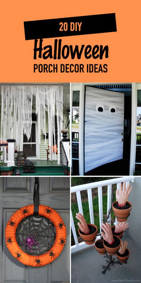 20 Diy Halloween Porch Decor Ideas