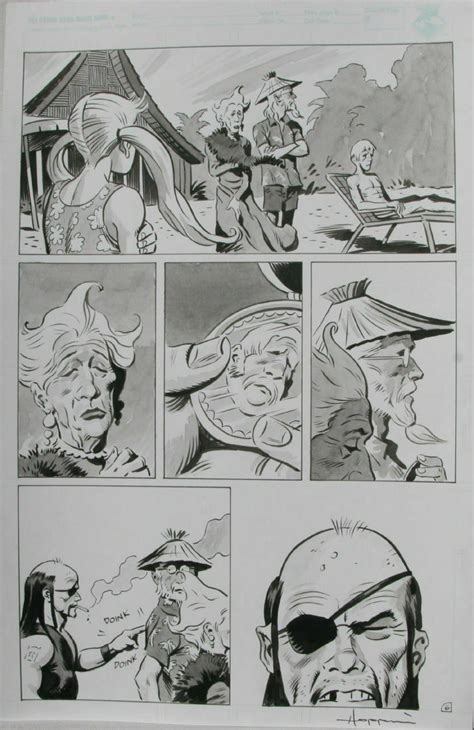 Tigress Tales 5 Original Mike Hoffman Art Page 6 Signed Published Comic Collectibles