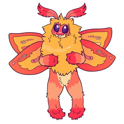 [C] Fluffy moth! — Weasyl