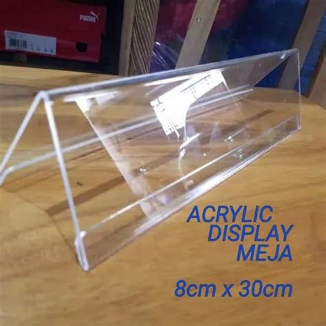 Jual Grosiran Acrylic Meja Panitia Akrilik Meja Display Nama