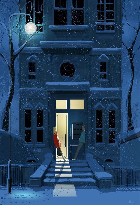 Pascal Campion Winter Illustration Love Illustration Digital