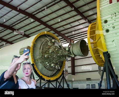 Tourists Visiting The Lyndon B Johnson Space Center JSC Is The