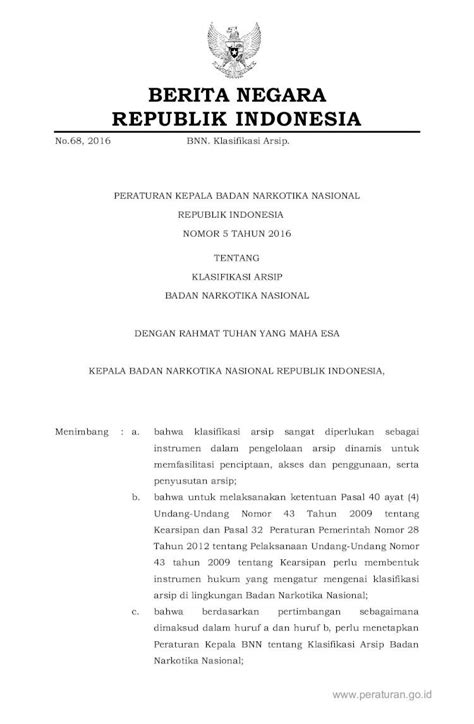 Pdf Berita Negara Republik Indonesianomor Tahun Tentang