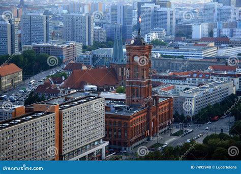 Berlin Town Hall Stock Photo Image Of City Landmark 7492948