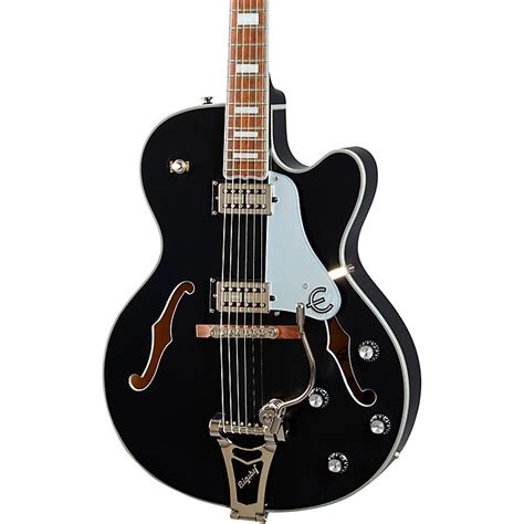 Epiphone Emperor Swingster Hollow Body Electric Guitar Black Aged Gloss Guitar Center