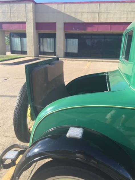 1929 Ford Model A 2 Door Green Coupe Classic Ford Model A 1929 For Sale