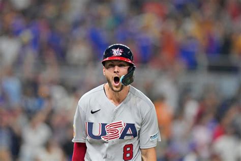 Usa Advances To Wbc Semifinals On Trea Turner Grand Slam Vs Venezuela