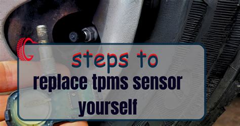 How To Replace Tpms Sensor Yourself