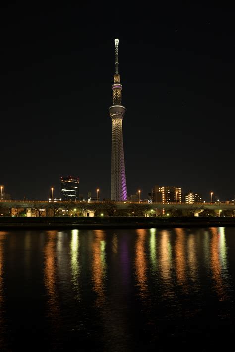 Fond D Cran Japon Ville Paysage Urbain Nuit Architecture