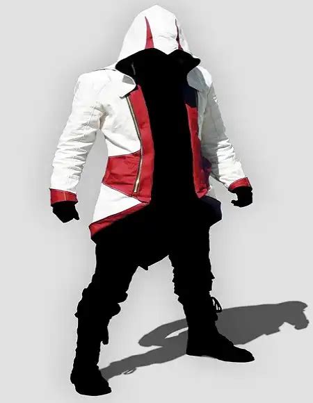 Assassins Creed 3 Connor Kenway Hooded Tailcoat Panther Jackets