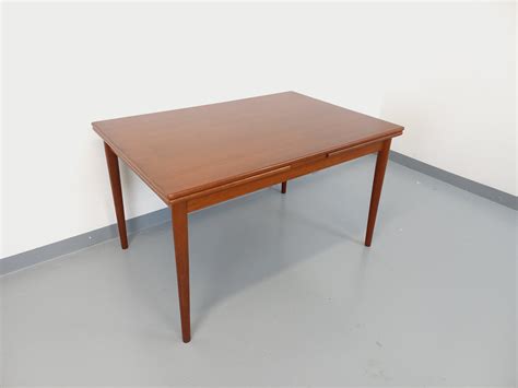 Table Rectangulaire Scandinave En Teck Pieds Compas Tables Et Bureaux