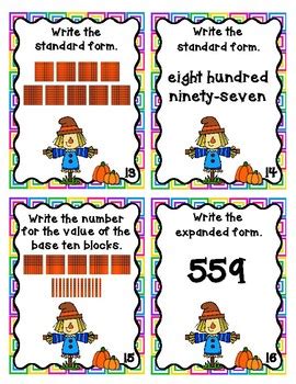 Place Value Scoot Game To By Precious Items Tpt