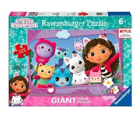 Puzzle 125 elementów Gigant Koci Domek Gabi Ravensburger