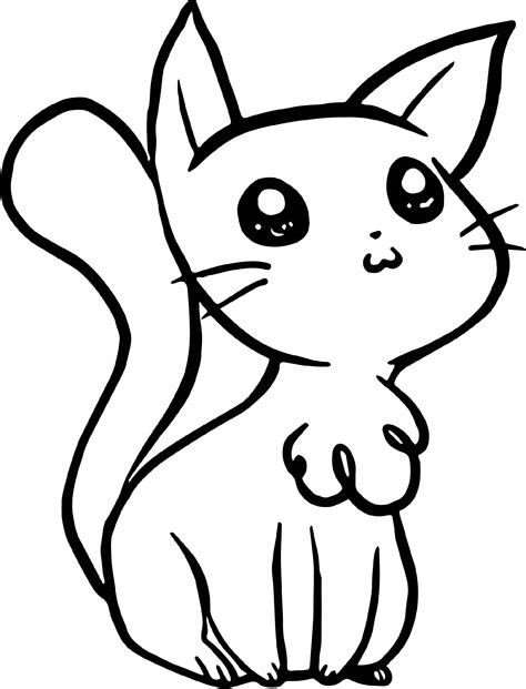 Kitten Coloring Pages Free Printable