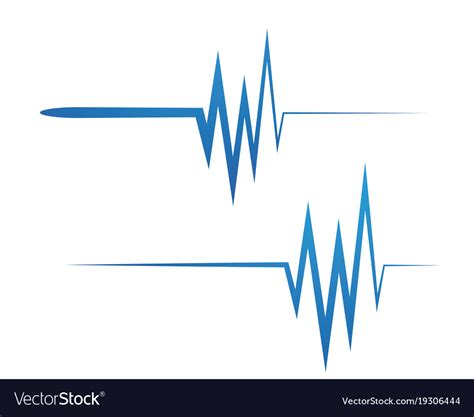 Art Design Heartbeat Pulse Royalty Free Vector Image