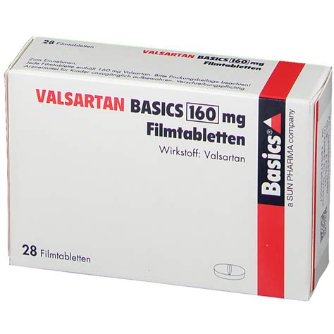 Valsartan Basics Mg Filmtabletten St Shop Apotheke