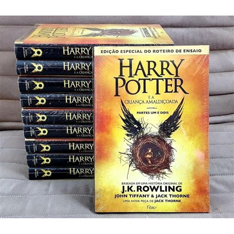 Livro Harry Potter e a criança amaldiçoada partes um e dois Capa