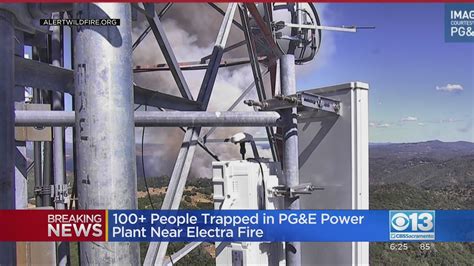 More Than 100 People Trapped In Power Plant Near Electra Fire Youtube