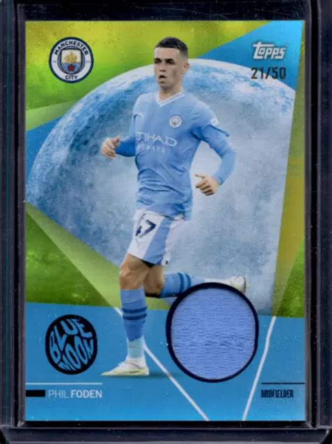 TOPPS MANCHESTER CITY Team Set 2023 2024 Phil Foden Manchester Toppa