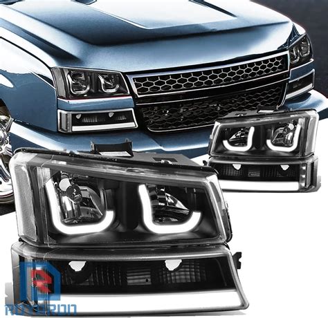 Amazon Royaron 3D J DRL LED Headlights W LED Bumper Lamps