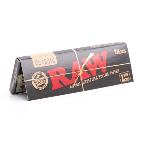 RAW Black Rolling Papers | Buy Low Green | Buy RAW Papers Online