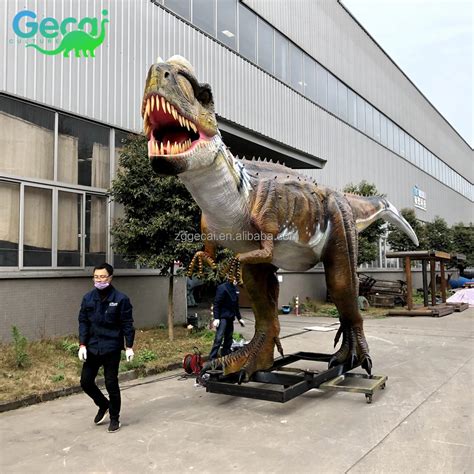 Gecai Robot Dinosaurio Life Size Dinosaurs Animatronic Model Statue