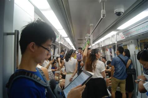 Shenzhen China Subway Traffic Editorial Photo Image Of