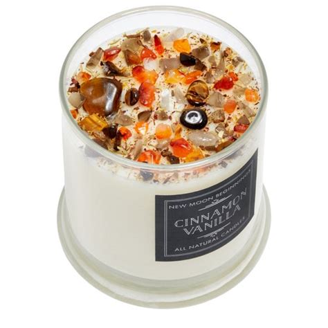 Apple Cinnamon Candles Fall Candles Crystal & Herb - Etsy